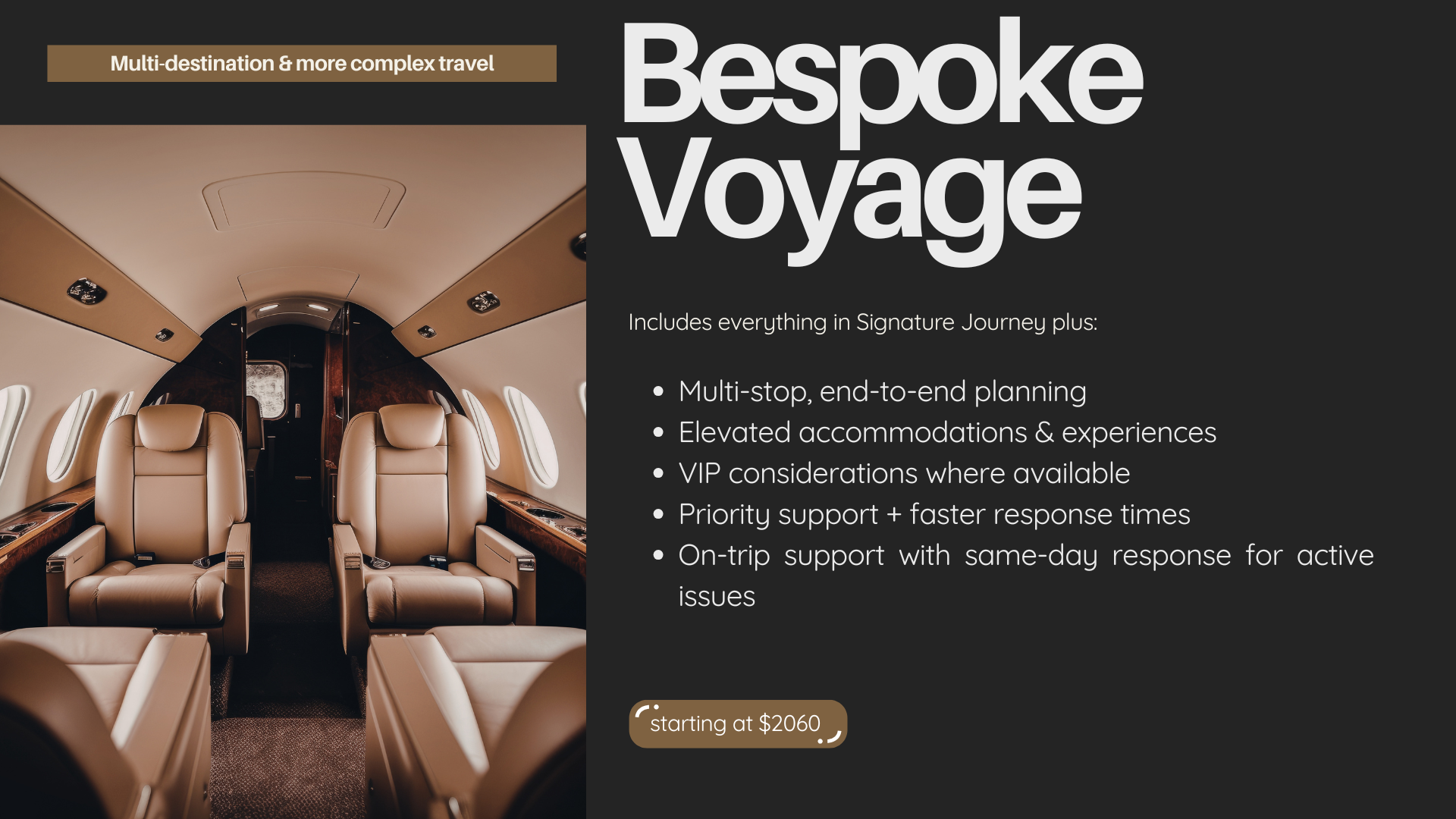 Bespoke Voyage Package