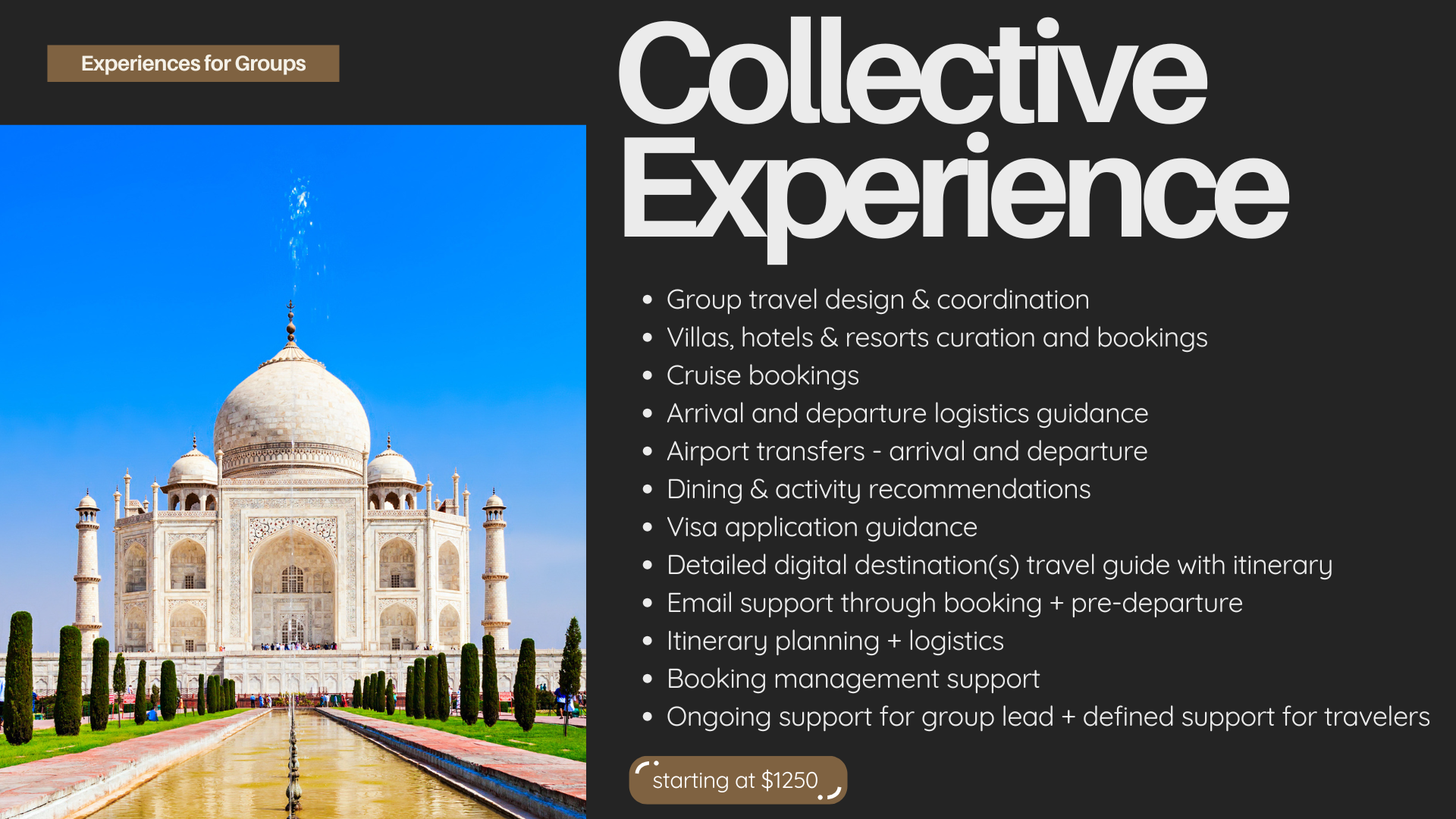 Group Collective Experience Package